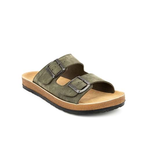 Muya Allen Anatomik Tabanlı Erkek Terlik - Haki - 40