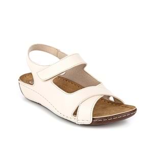 Muya Ariana Anatomik Tabanlı Kadın Sandalet - Bej - 36