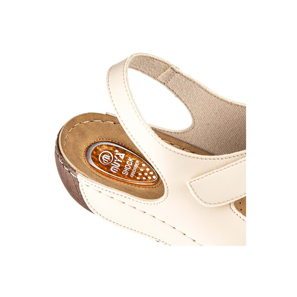 Muya Ariana Anatomik Tabanlı Kadın Sandalet - Bej - 36