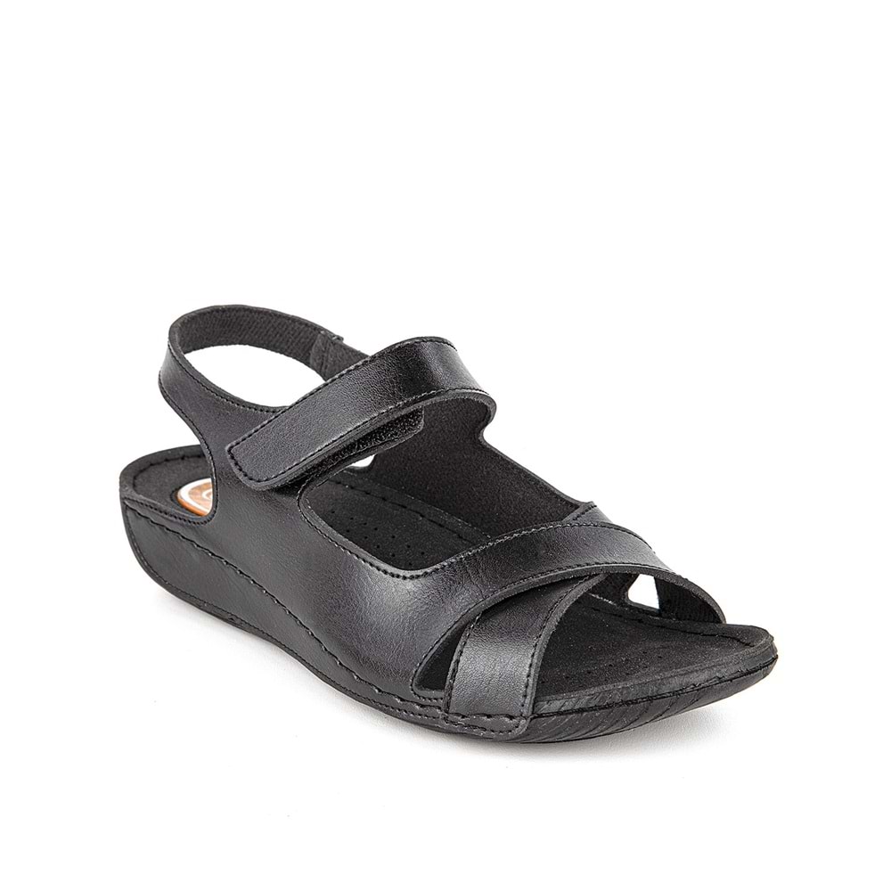 Muya Ariana Anatomik Tabanlı Kadın Sandalet - Siyah - 40