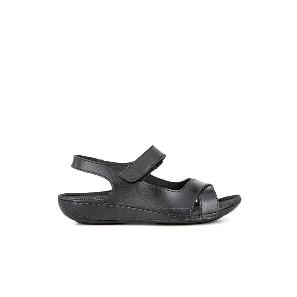 Muya Ariana Anatomik Tabanlı Kadın Sandalet - Siyah - 40