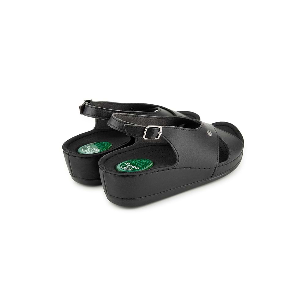 Muya İngane Anatomik Tabanlı Kadın Sandalet - Siyah - 36