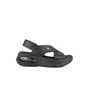 Muya Nwanwa Airmax Tabanlı Kadın Sandalet - Siyah - 37