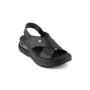 Muya Nwanwa Airmax Tabanlı Kadın Sandalet - Siyah - 37