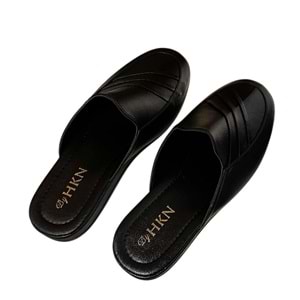 Kristal Hkn.04 Misafir Ev Çeyiz Ve Damat Terliği - Siyah - 43