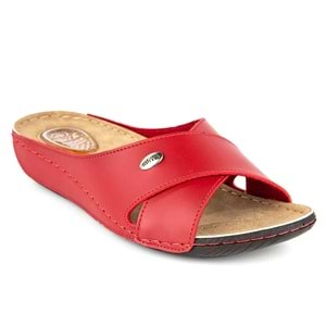 Muya Yara Tam Ortopedik Kadın Terlik - Bordo - 40