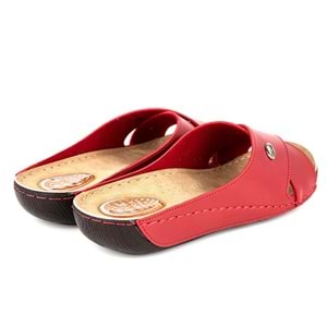 Muya Yara Tam Ortopedik Kadın Terlik - Bordo - 40