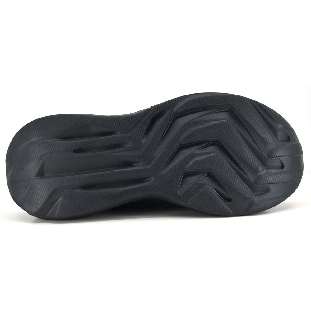 King Paolo Memory Foam Dolgu Taban Ortopedik Burnu Kapalı Kadın Spor Sabo Terlik - Siyah - 38