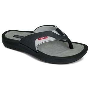 Ceyo 6100-11 Tam Ortopedik Parmak Arası Erkek Terlik - Gri - 40