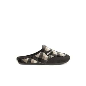 Muya Tauri Anatomik Taban Kışlık Erkek Ev Terliği - Siyah - 40