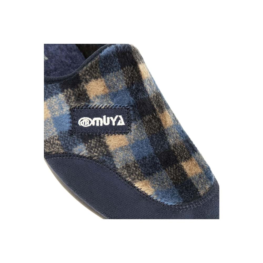 Muya Tauri Anatomik Taban Kışlık Erkek Ev Terliği - lacivert - 42