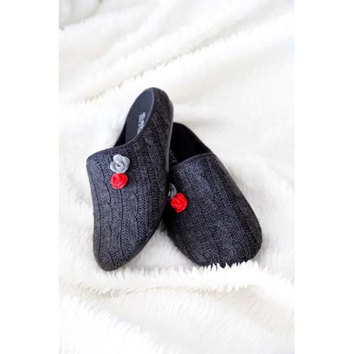 Muya Melody Anatomik Taban Kadın Ev Terliği - Siyah - 36