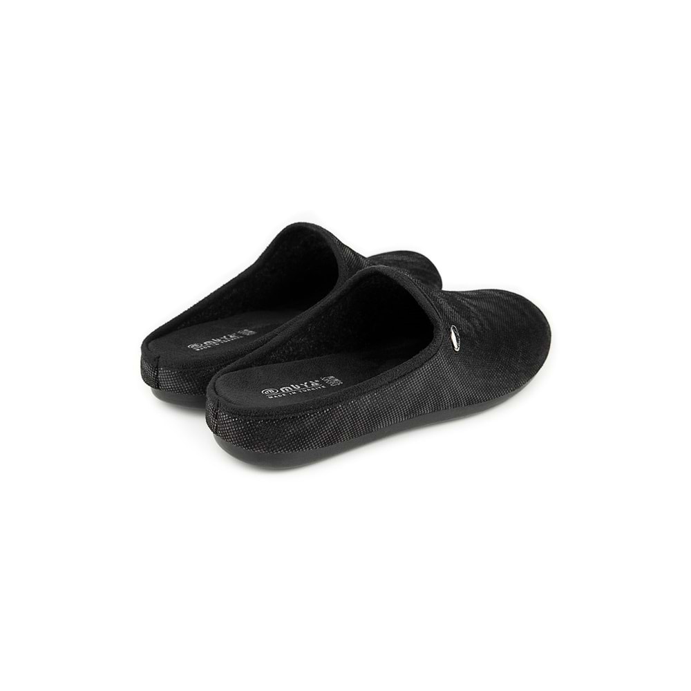 Muya Missy Anatomik Taban Kışlık Kadın Ev Terliği - Siyah - 38