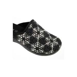 Muya Comma Ortopedik Taban Kadın Ev Terliği - Siyah - 37