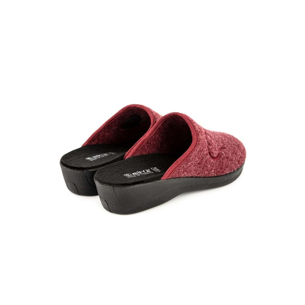 Muya Mochi Ortopedik Taban Kadın Ev Terliği - Bordo - 36