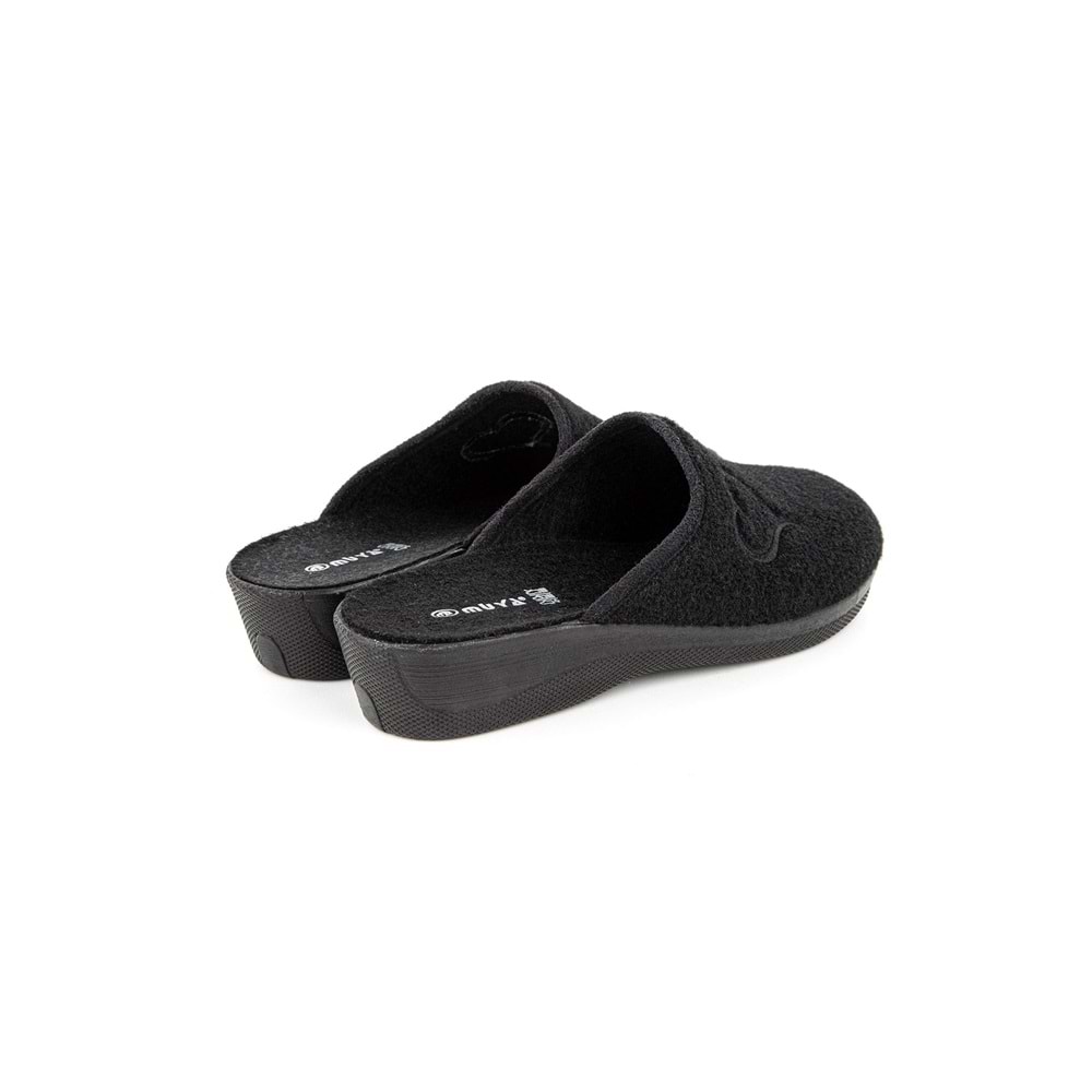 Muya Mochi Ortopedik Taban Kadın Ev Terliği - Siyah - 40