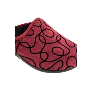 Muya Annie Ortopedik Taban Kadın Ev Terliği - Bordo - 39
