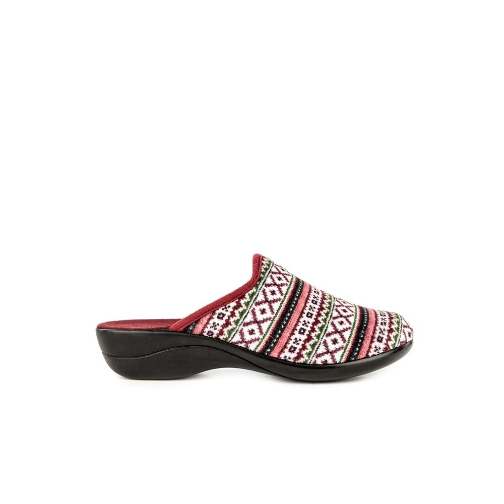 Muya Mimi Ortopedik Taban Kadın Ev Terliği - Bordo - 40