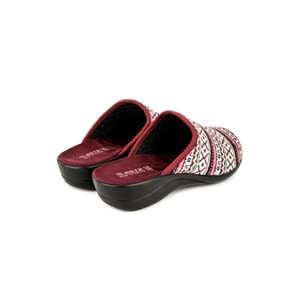 Muya Mimi Ortopedik Taban Kadın Ev Terliği - Bordo - 40