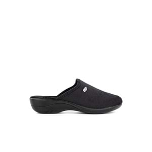 Muya Darcie Ortopedik Tabanlı Topuk Dikeni Jel Destekli Kadın Ev Terliği - Siyah - 40