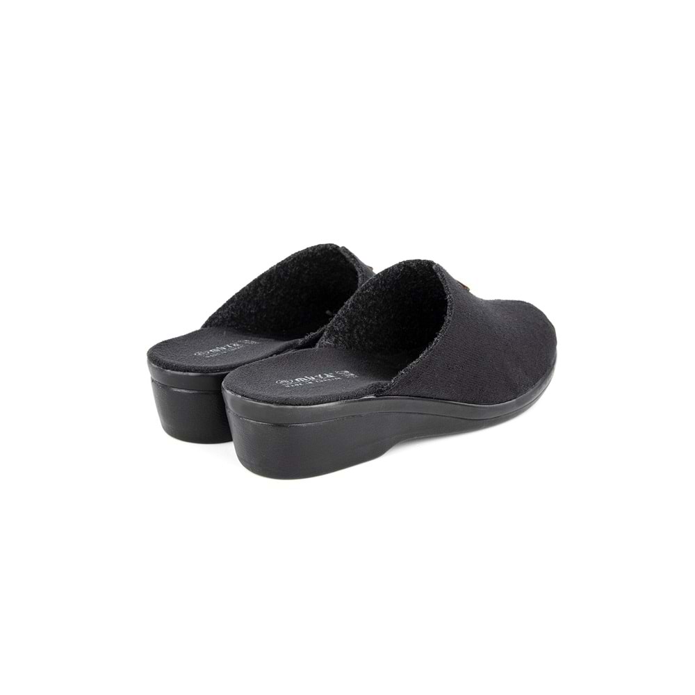 Muya Jessie Ortopedik Taban Kadın Ev Terliği - Siyah - 40