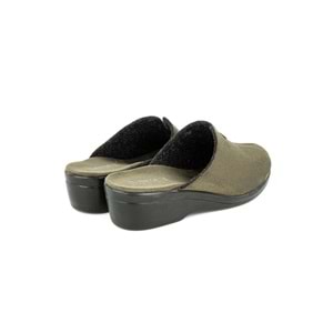 Muya Jessie Ortopedik Taban Kadın Ev Terliği - Haki - 40