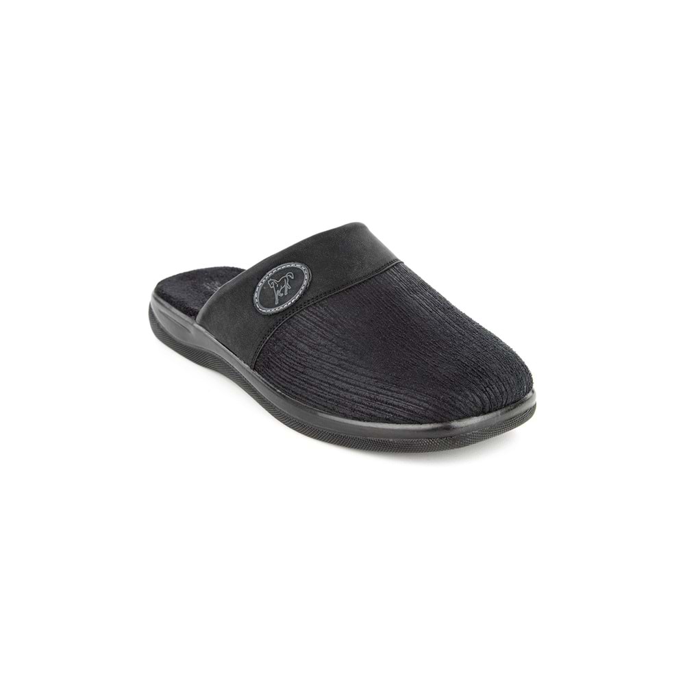 Muya Kailan Ortopedik Erkek Klasik Terlik Siyah - Siyah - 40