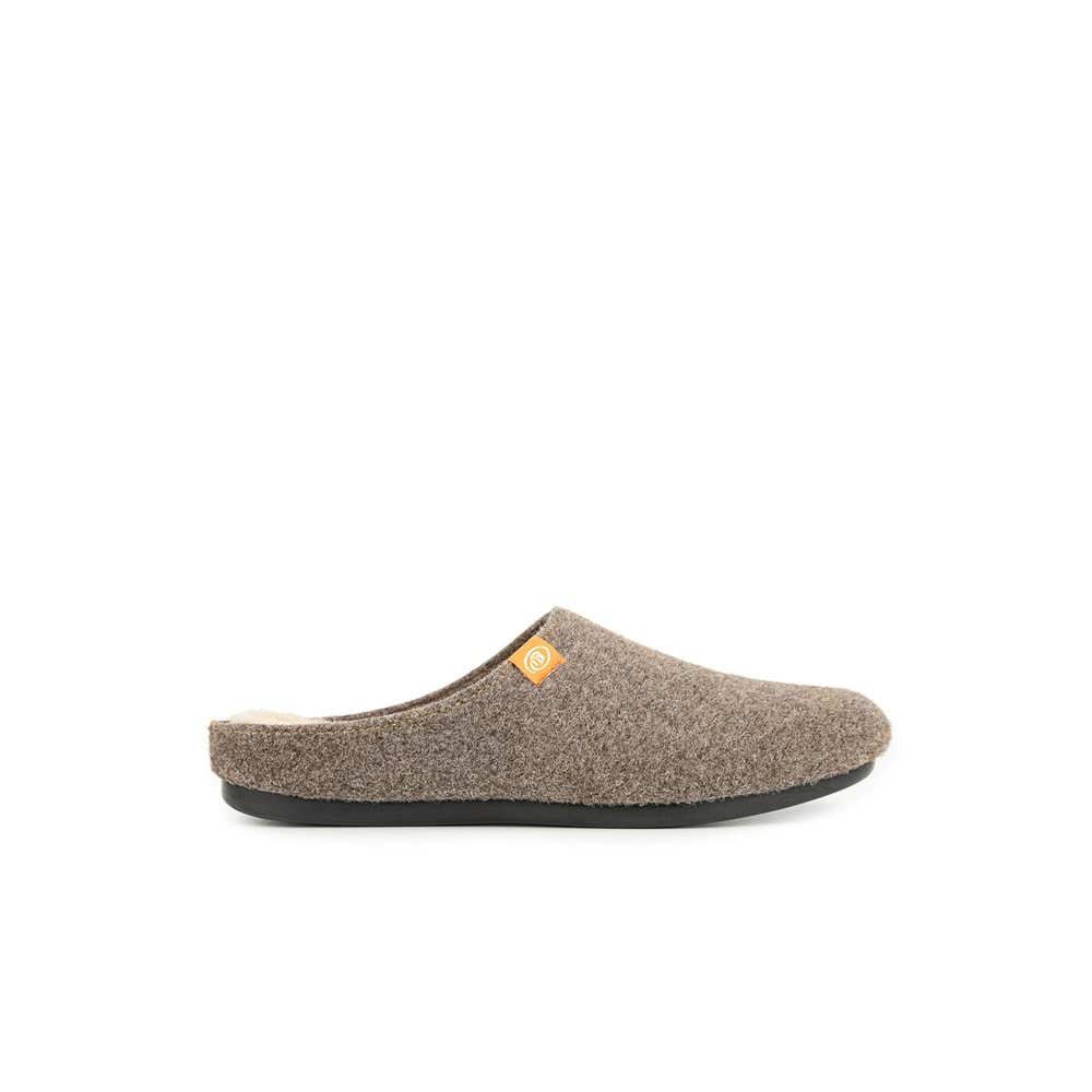 Muya Smil Ortopedik Taban Erkek Kışlık Ev Terliği - Kahverengi - 42