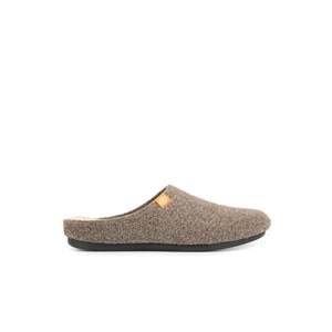 Muya Smil Ortopedik Taban Erkek Kışlık Ev Terliği - Kahverengi - 42