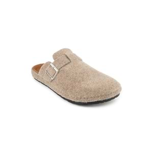 Muya Ranta Ortopedik Taban Kışlık Erkek Ev Terliği - Bej - 41