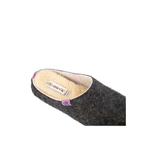 Muya İontas Anatomik Taban Kadın Ev Terliği - Füme - 38