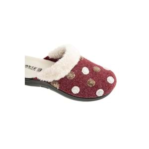 Muya Maklik Ortopedik Taban Kadın Ev Terliği - Bordo - 40