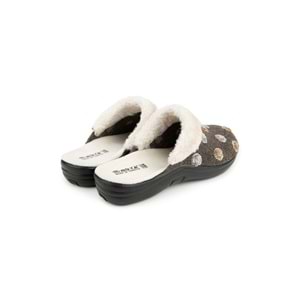 Muya Maklik Ortopedik Taban Kadın Ev Terliği - Kahverengi - 37