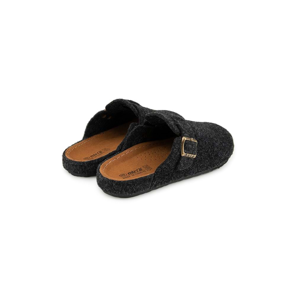 Muya Hopea Ortopedik Taban Kadın Ev Terliği - Füme - 40