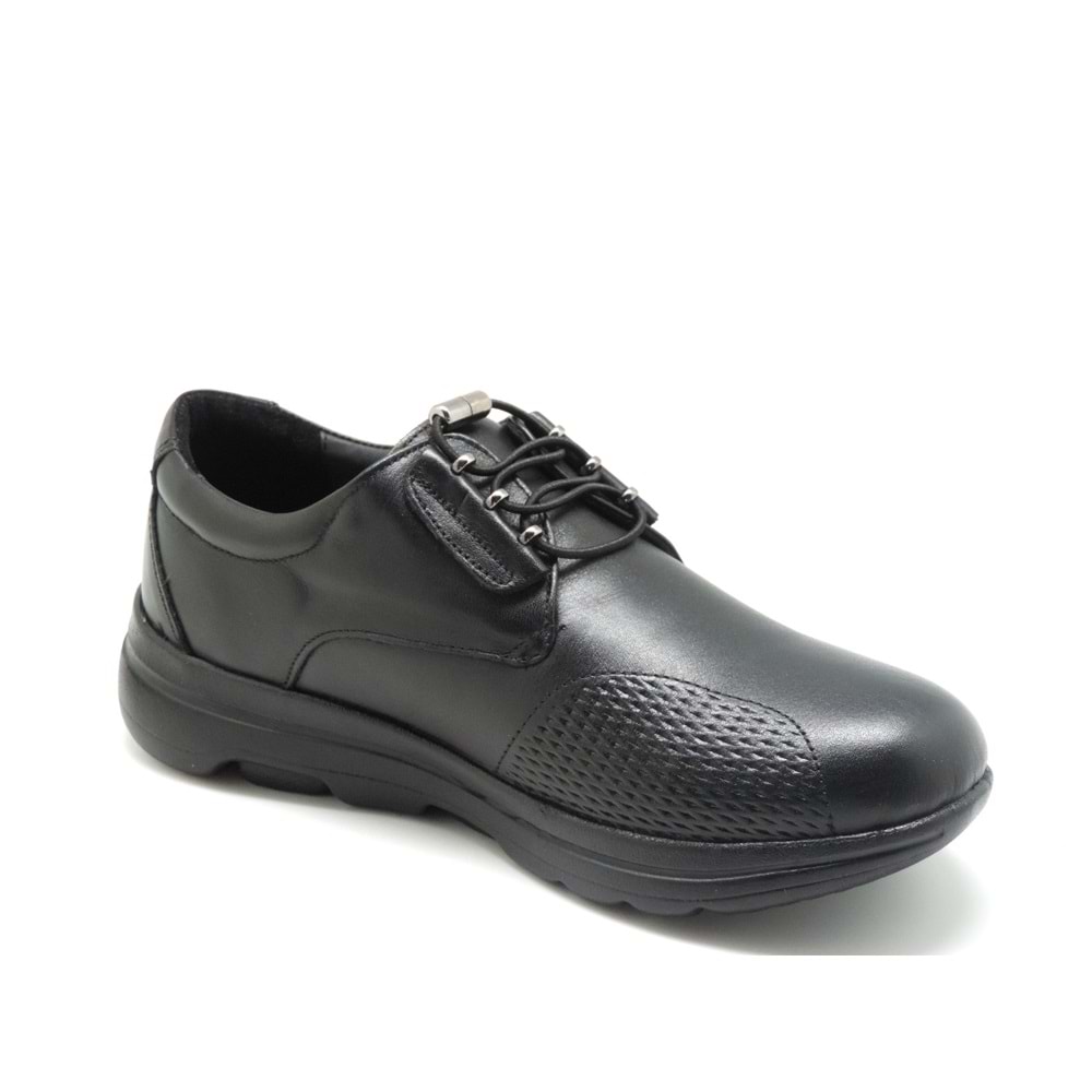 Forex Tam Ortopedik İçi Dışı Hakiki Deri Kemik Çıkıntısı İçin Ekstra Hafif Kadın Ayakkabısı - Siyah - 36