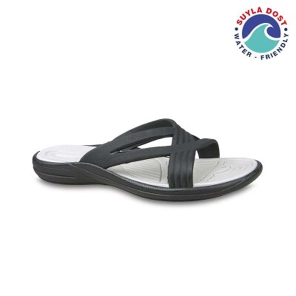 Ceyo SPLASH-Z4 Havuz ve Plaj Kadın Terliği - Siyah - 40