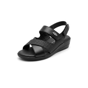 Ceyo 9863-42 Tam Ortopedik Kadın Sandalet - Siyah - 36