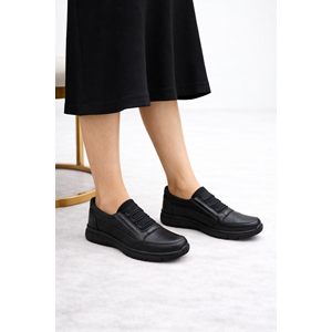 Ceyo 1211 Ortopedik Kadın Ayakkabı - Siyah - 40