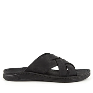 Muya Tiger Tam Ortopedik Kaymaz Taban Erkek Terlik - Siyah - 40