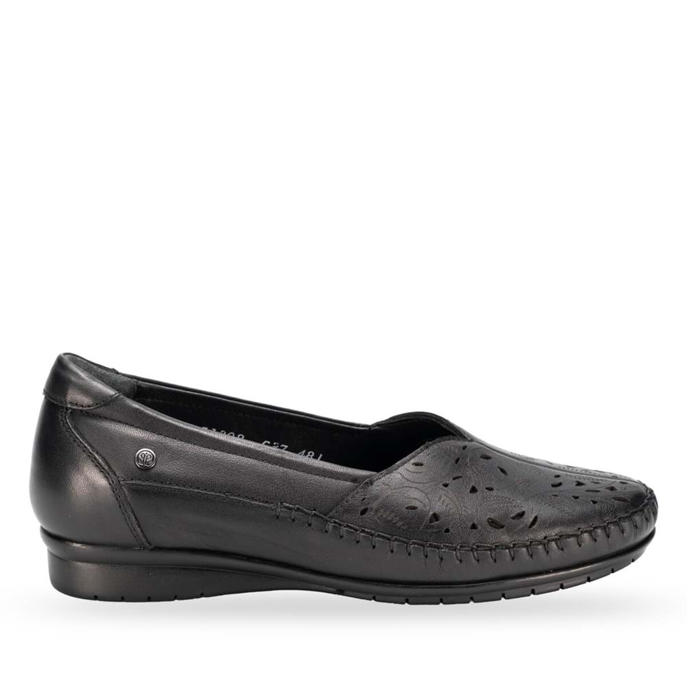 Forelli Panny Tam Ortopedik İçi Dışı Hakiki Deri Yazlık Ayakkabı - Forelli - Panny - Siyah - 36